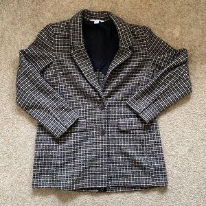 Blazer-Style Overcoat with Classic Oversized Fit